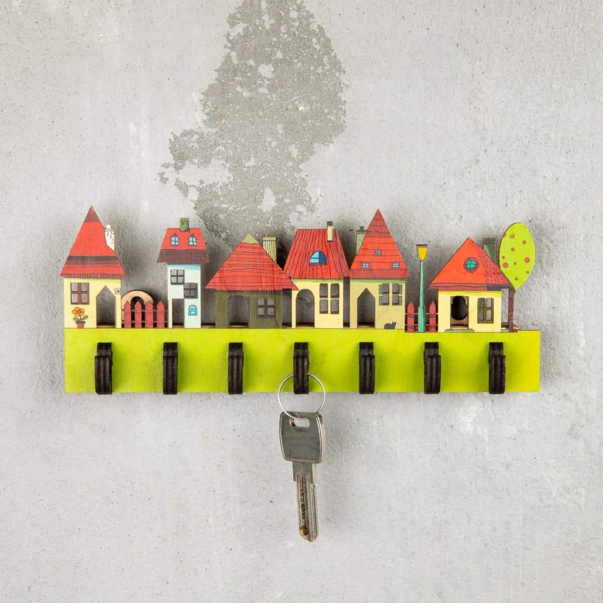 Colorful Street Keys Holder