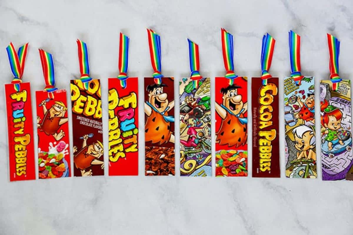 DIY Bookmarks Cereal Box Craft