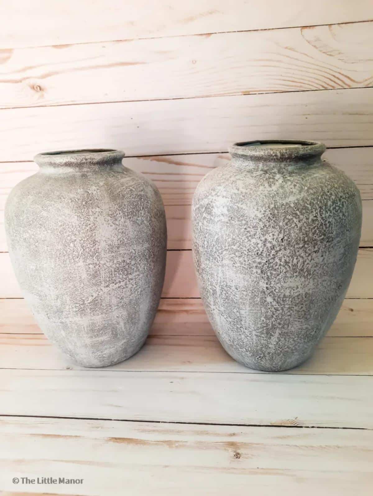 DIY Concrete Faux Vases