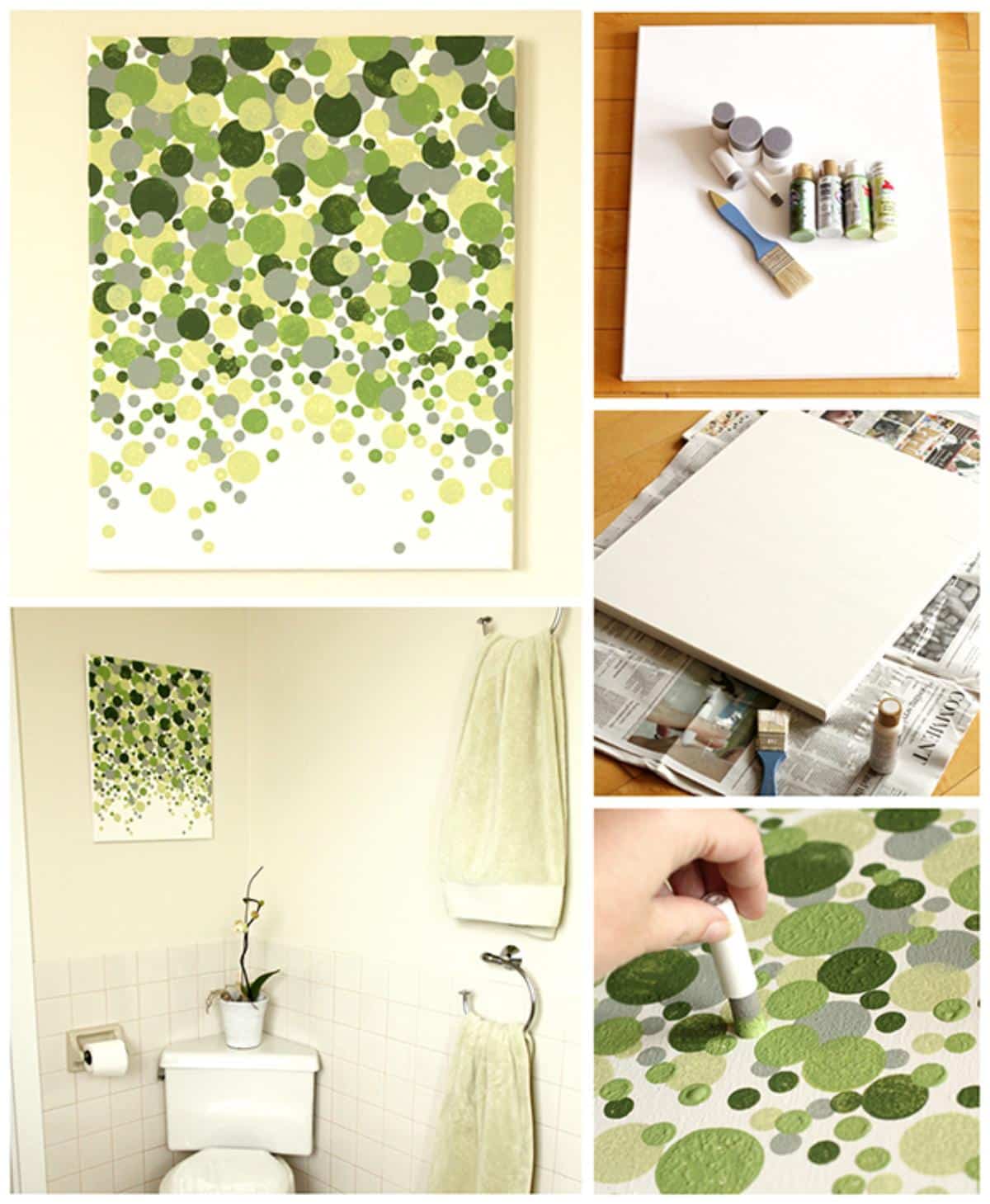 Easy & Inexpensive DIY Wall Art Collage.