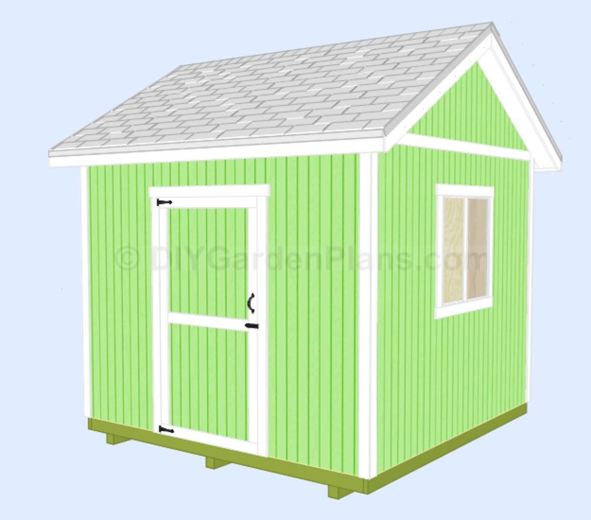 Easy-to-Build Gable Shed Plan