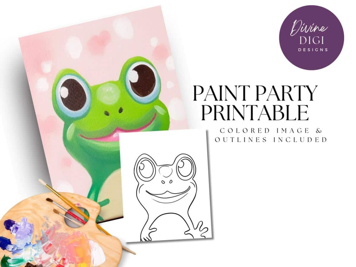 DIY Paint Party Printable
