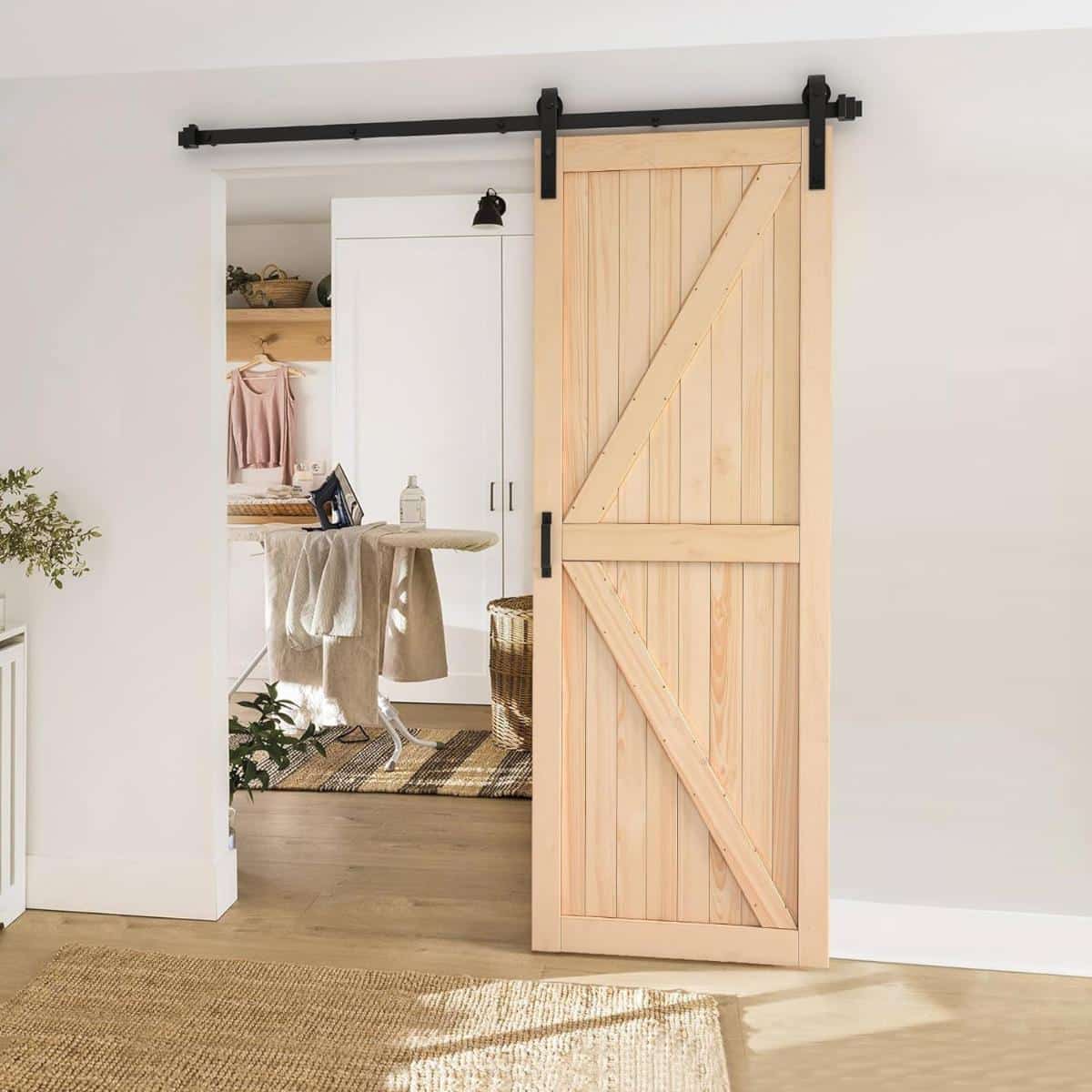 Sliding Barn Door With Pre-Drilled Holes