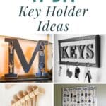 47 DIY Key Holder Ideas pinterest image.