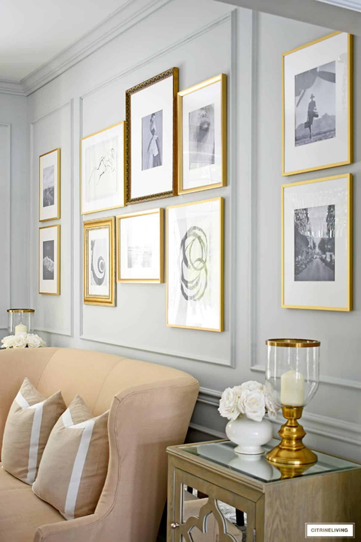 Inexpensive DIY Gallery Wall Project