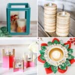 4 DIY Candle Holders