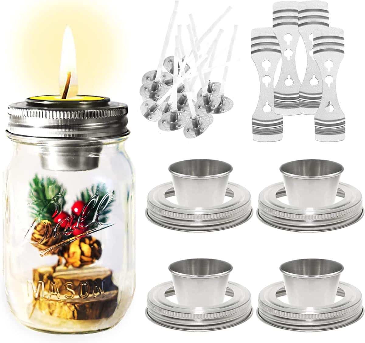 Mason Jar Candle Holder Making Kit