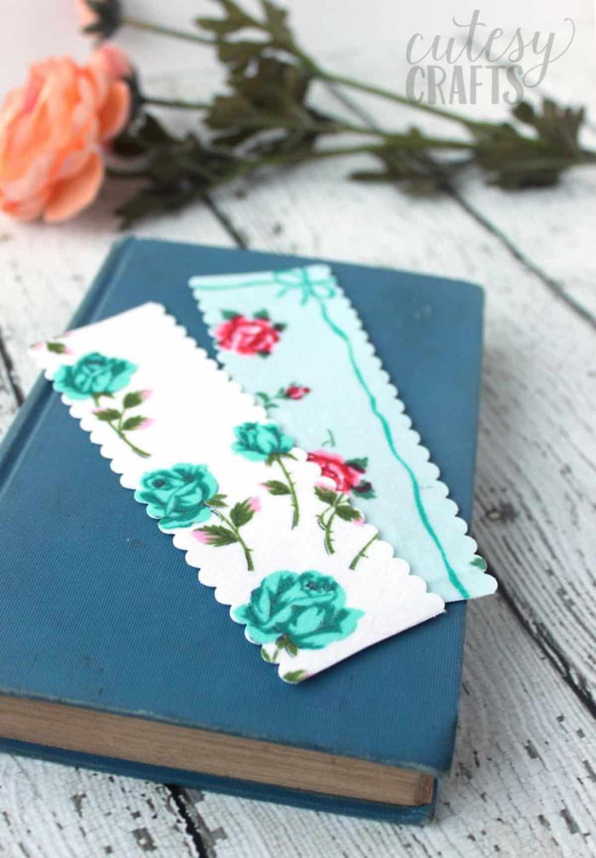 DIY Bookmarks From Fabric