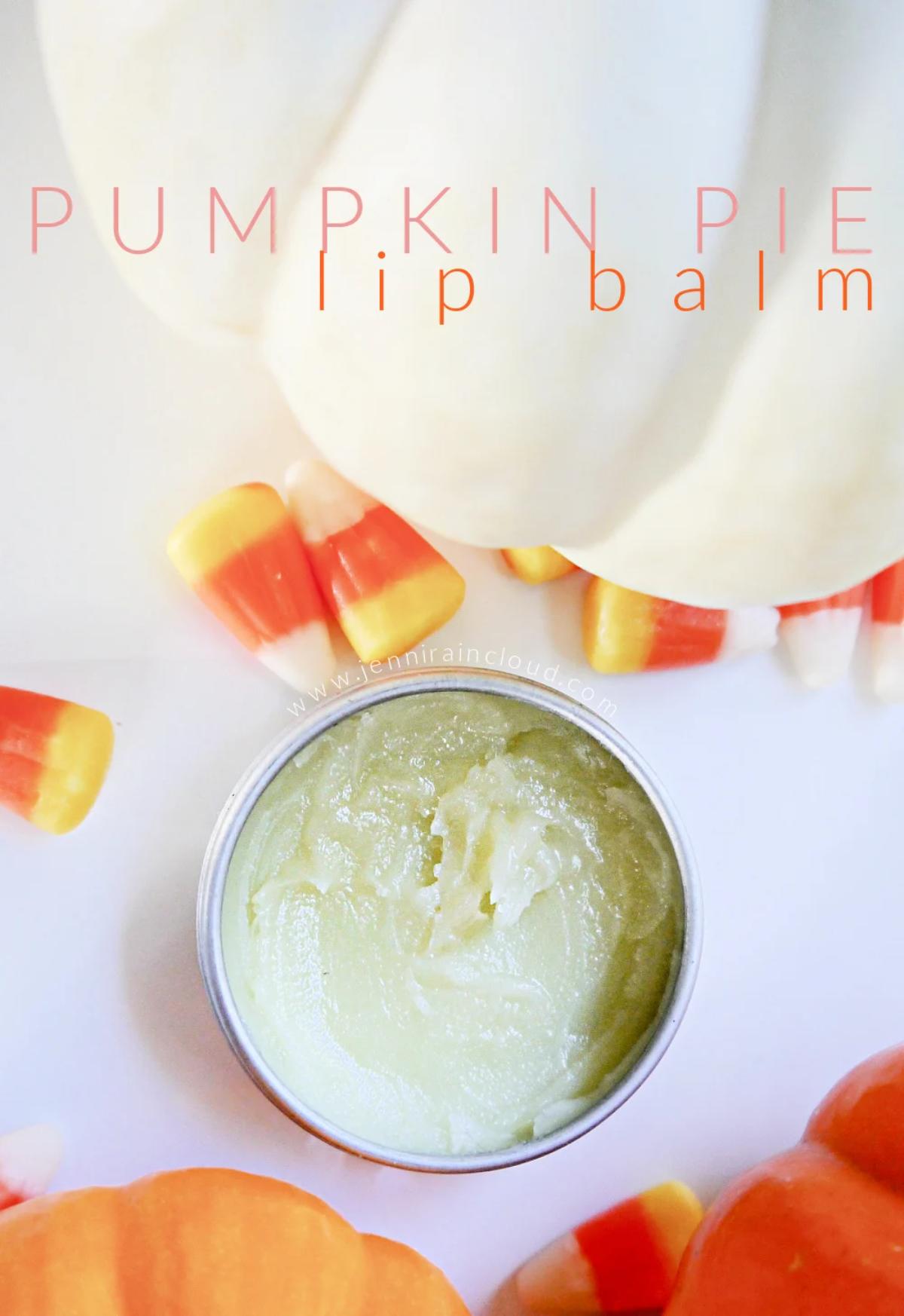 DIY Pumpkin Pie Lip Balm