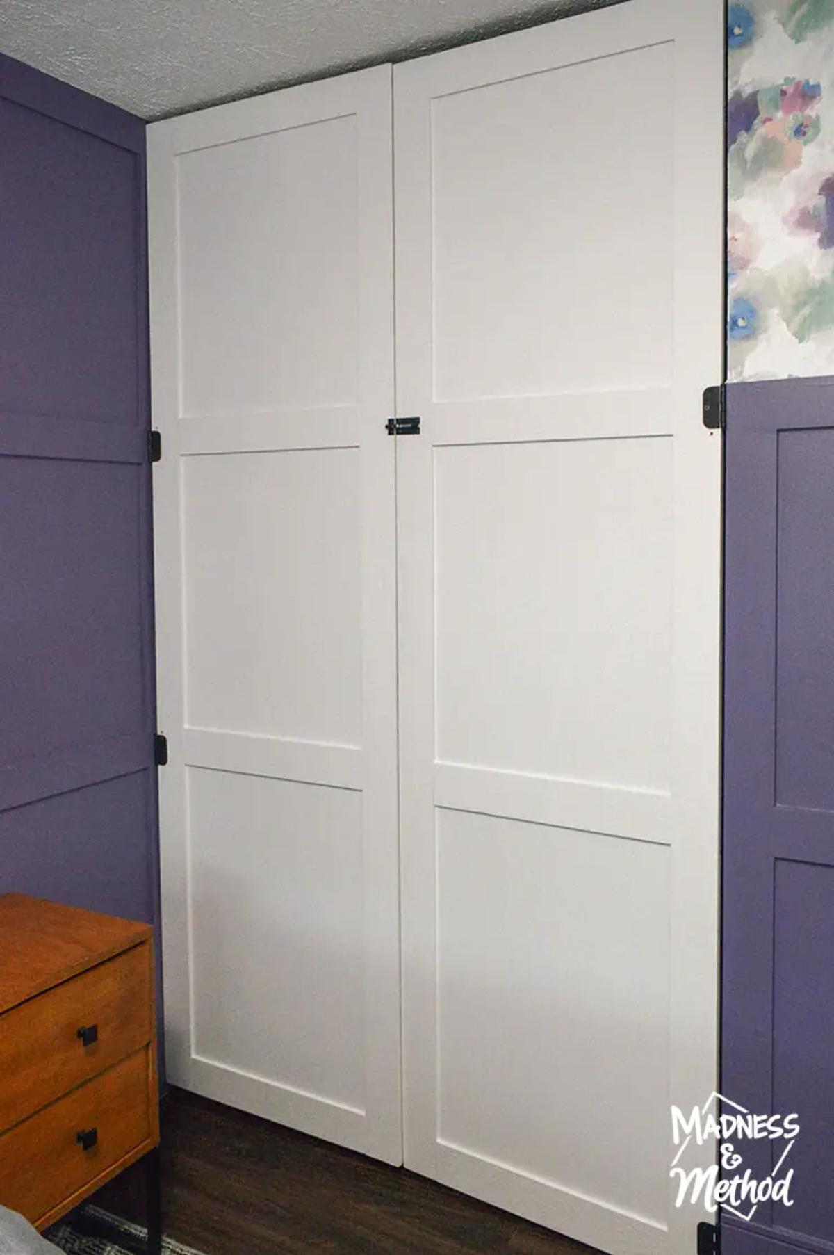 DIY Adjustable Closet Doors