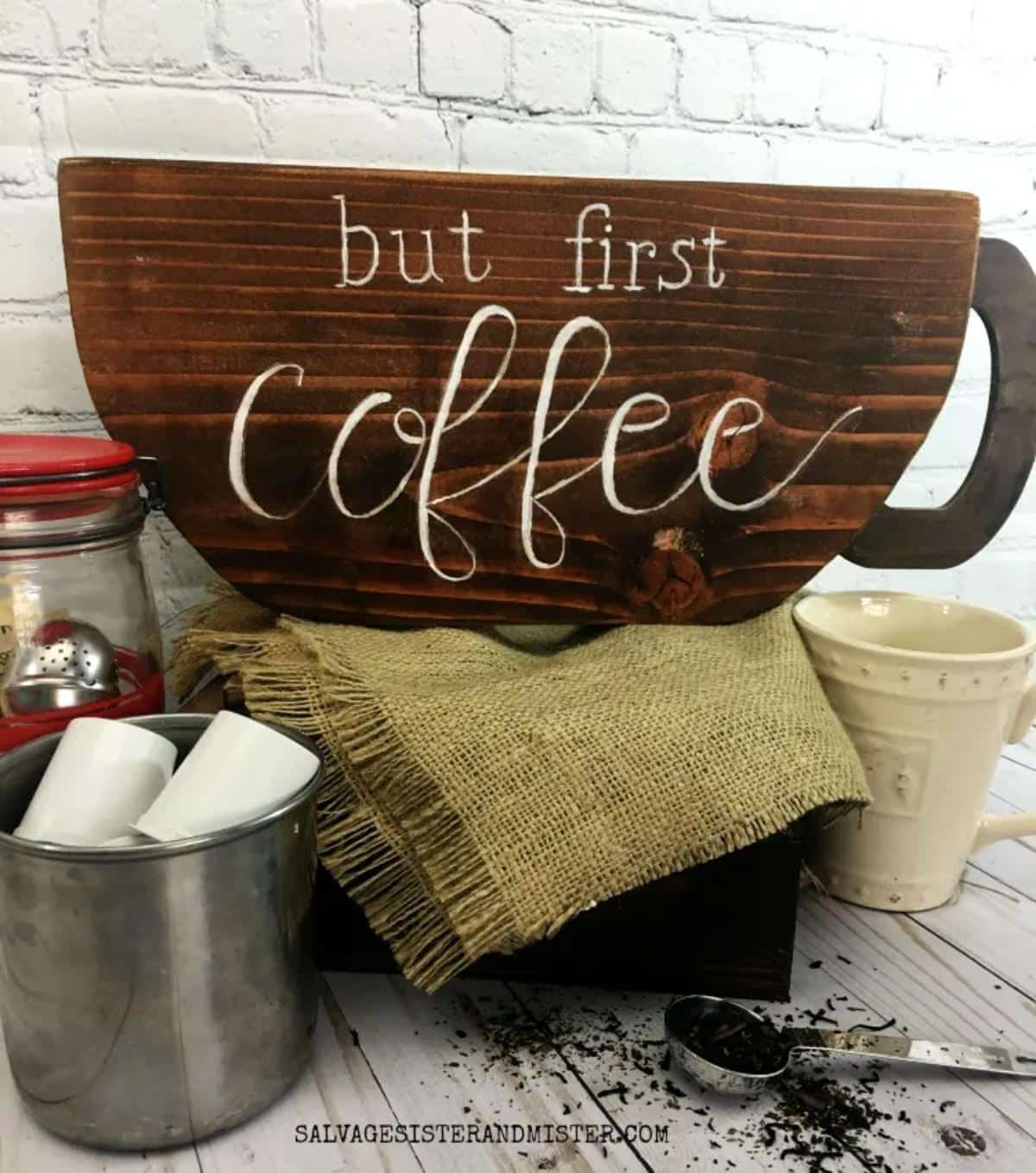But First Coffee DIY Sign