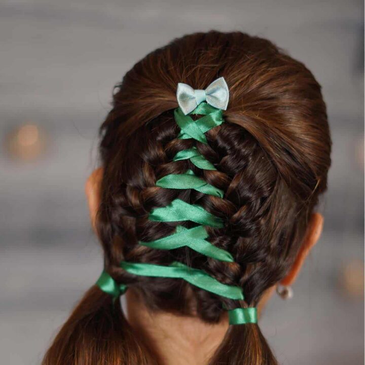 How To Braid Using Ribbon Beautiful & How to Make a Simple Braid with Ribbon Hairstyle for Long Hair