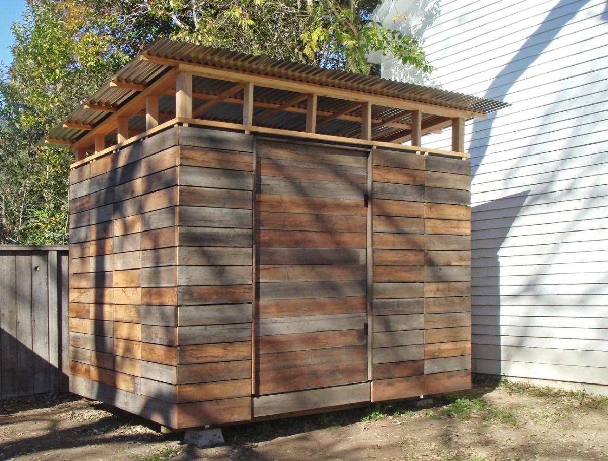 Modern Style Backyard Storage
