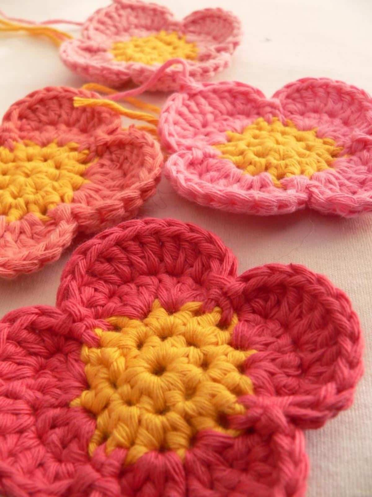 Simple Crochet Flowers