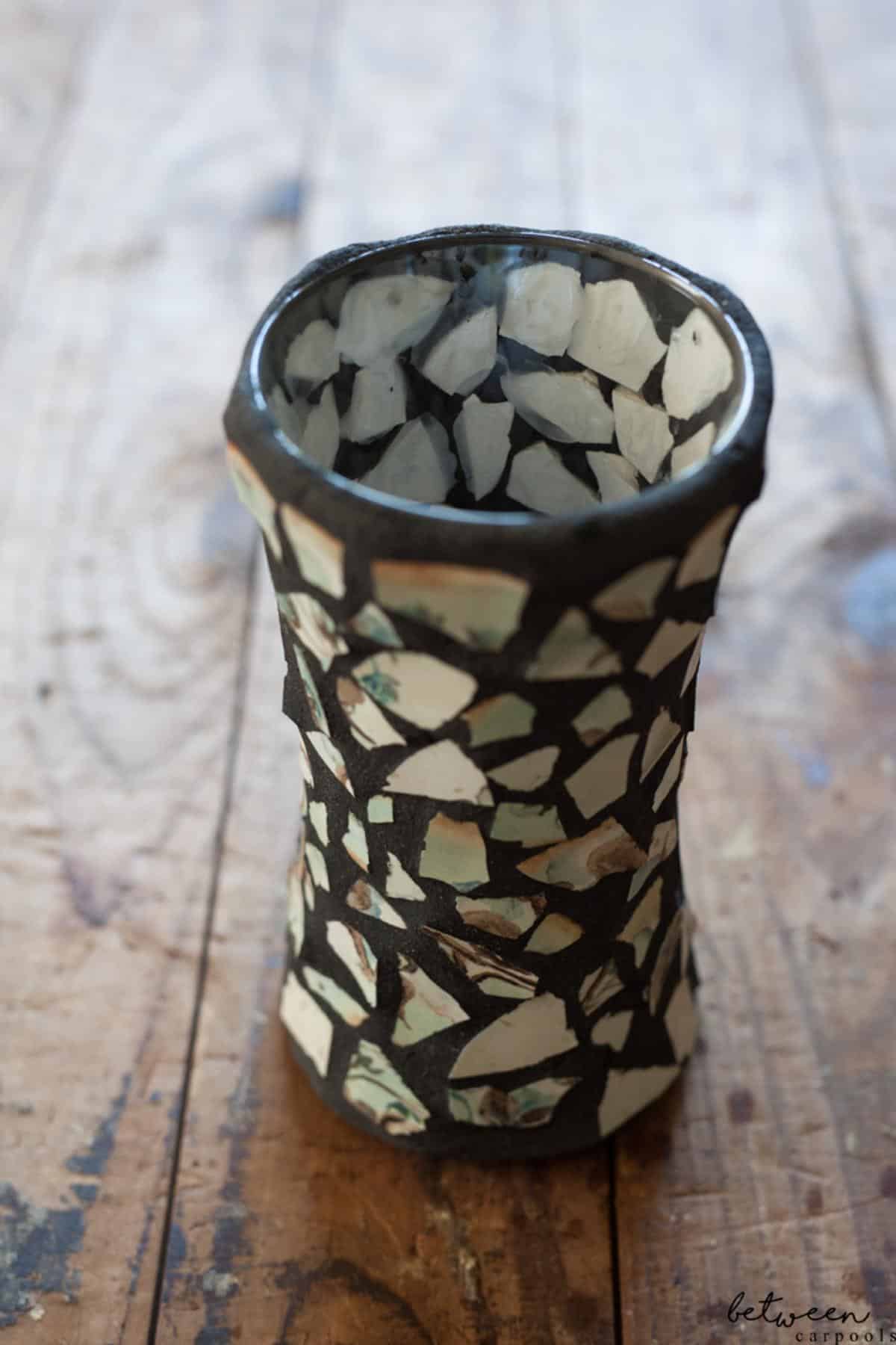 DIY Mosaic Vase