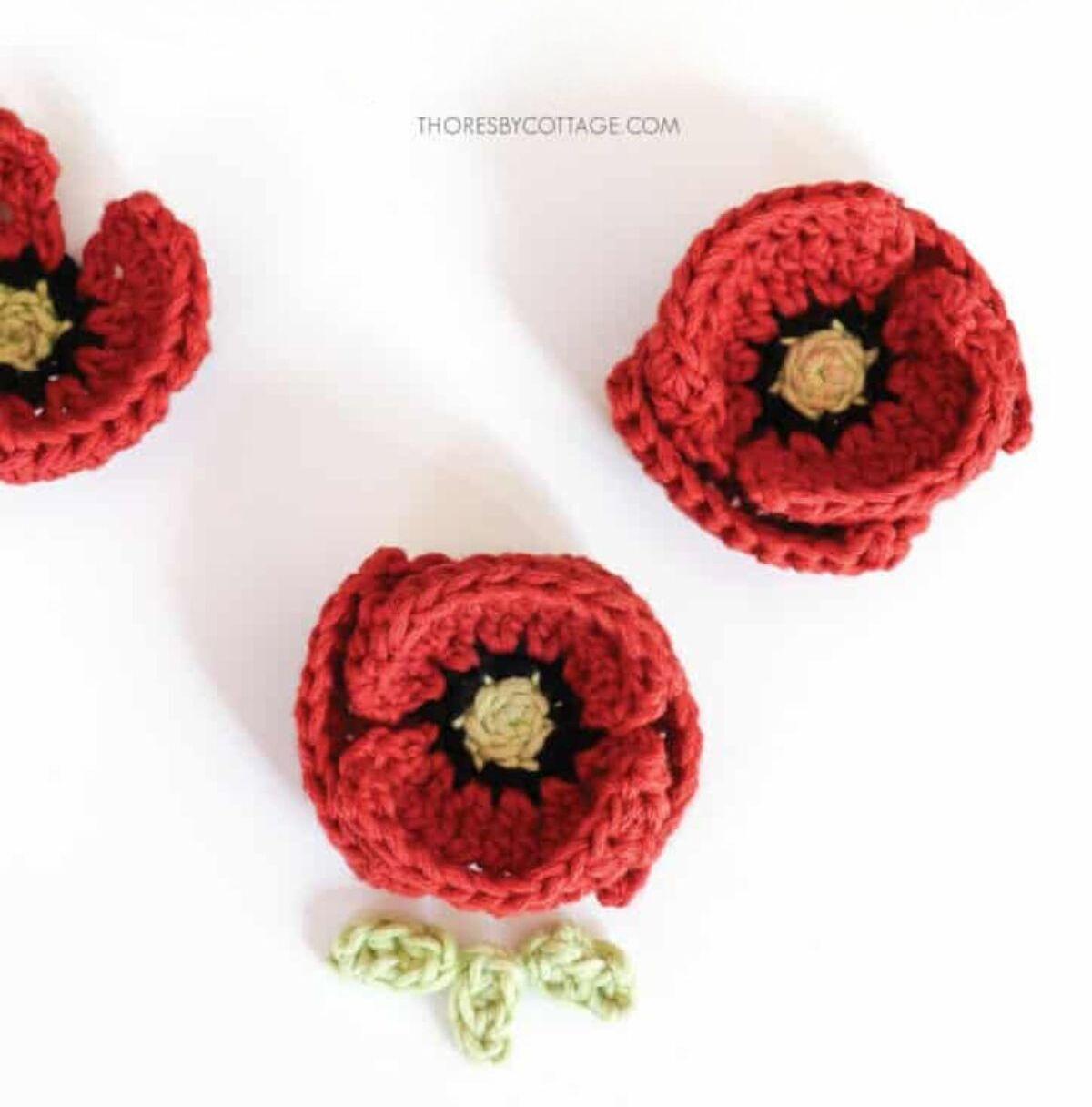 Crochet Poppies