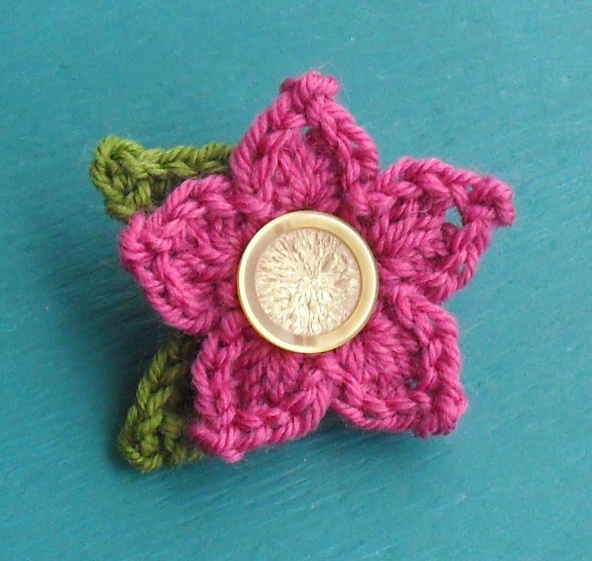 Crochet Pointy Petal Flower