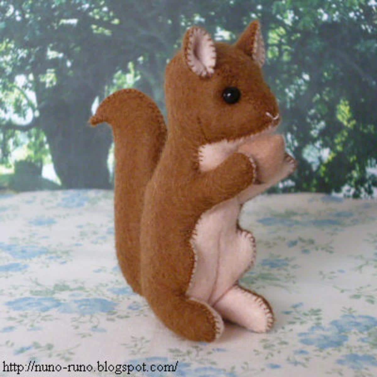 DIY Squirrel Plushie