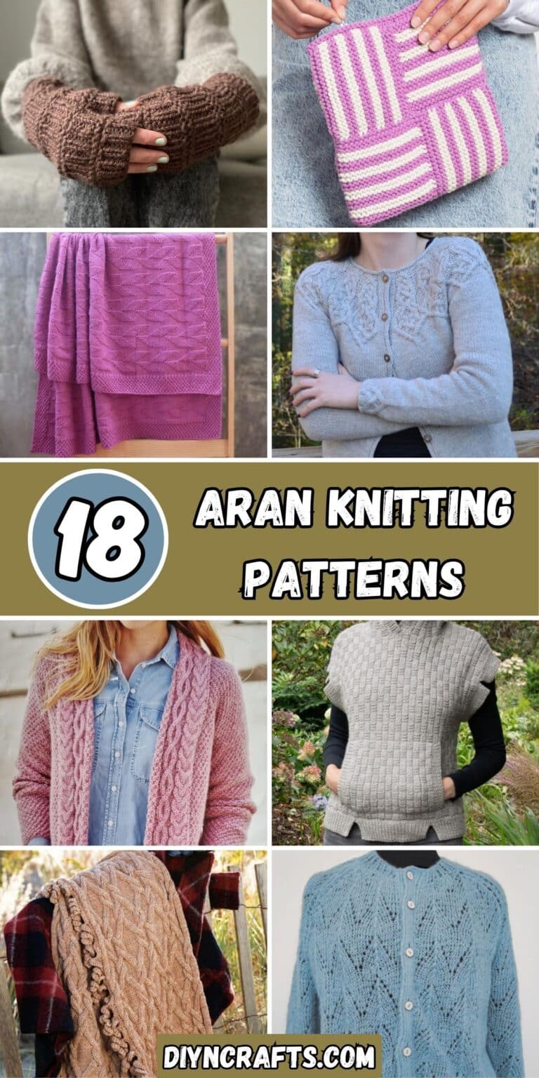 18 Aran Knitting Patterns - DIY & Crafts