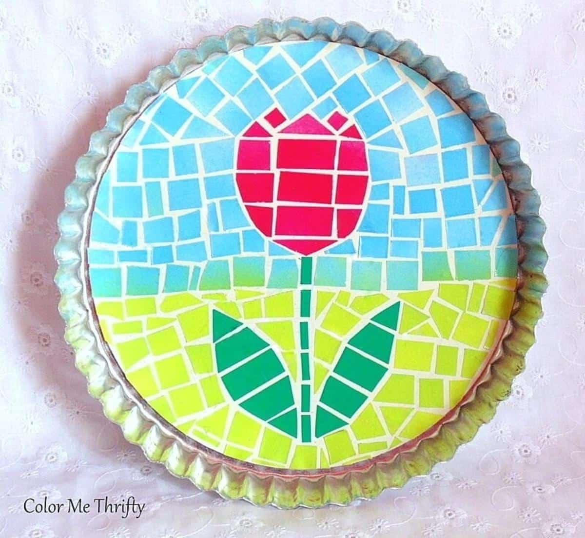 Quick and Easy Faux Mosaic Art
