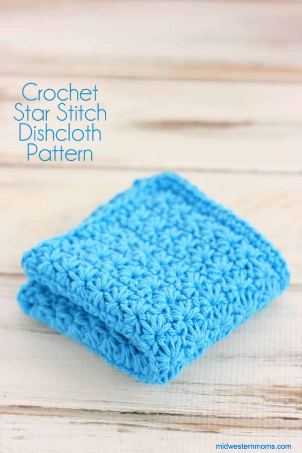 Star Stitch Dishcloth