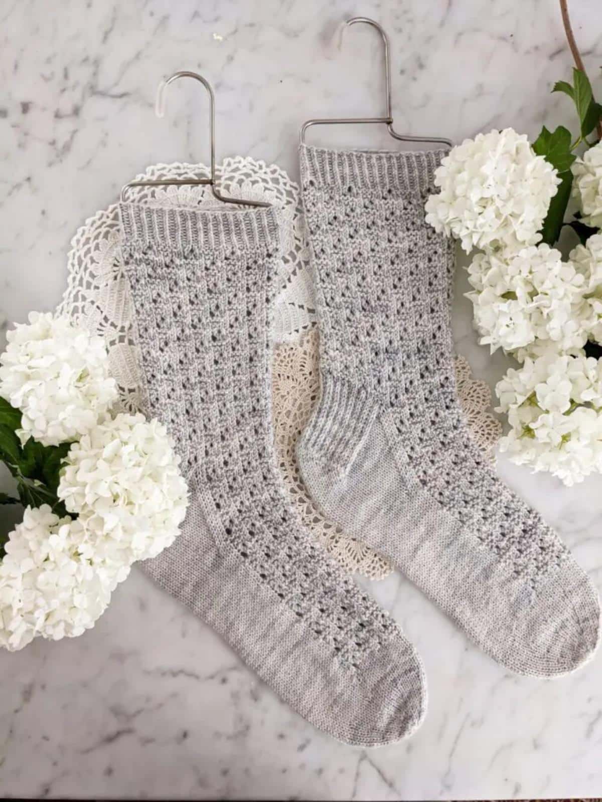 Simple Dainty Texture Socks