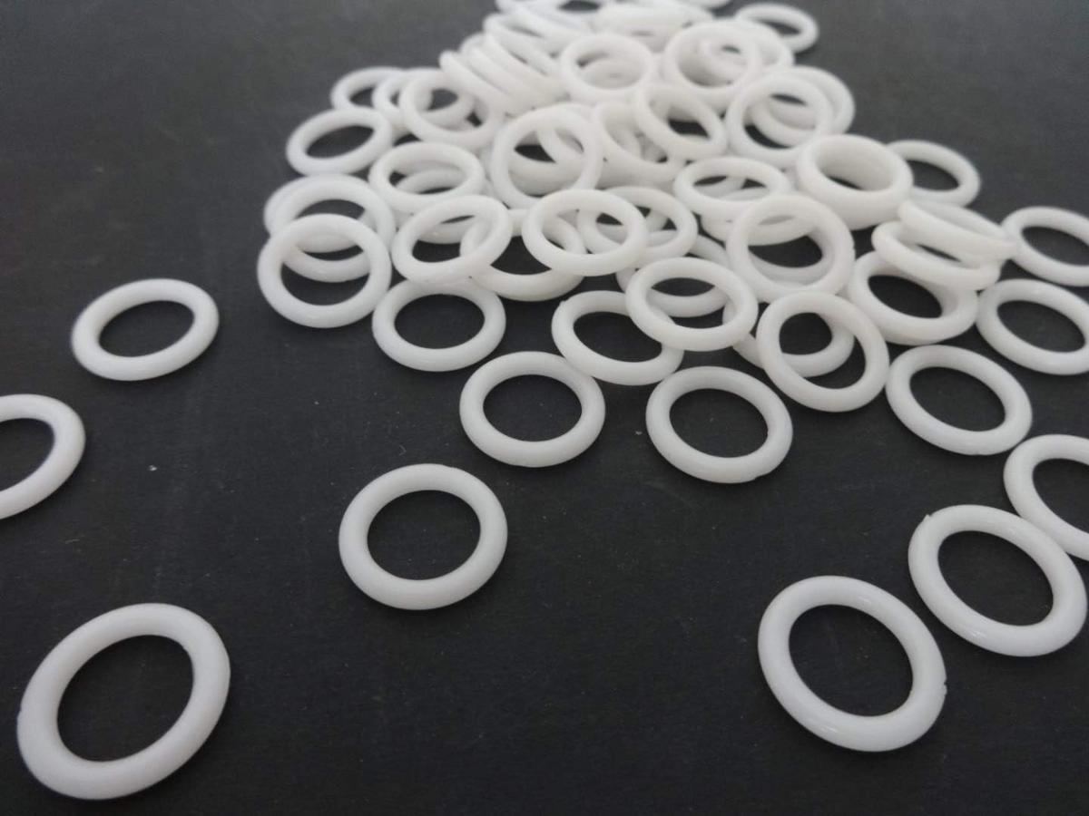 Drapery DIY White Plastic Rings for Roman Shades