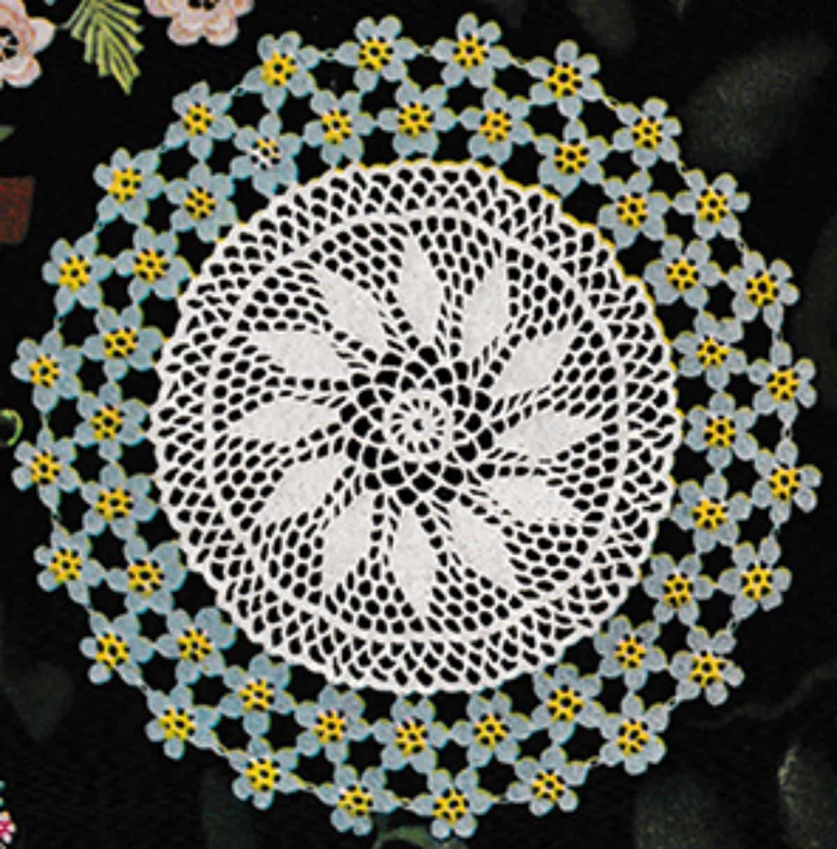 Forget-Me-Not Doily Pattern