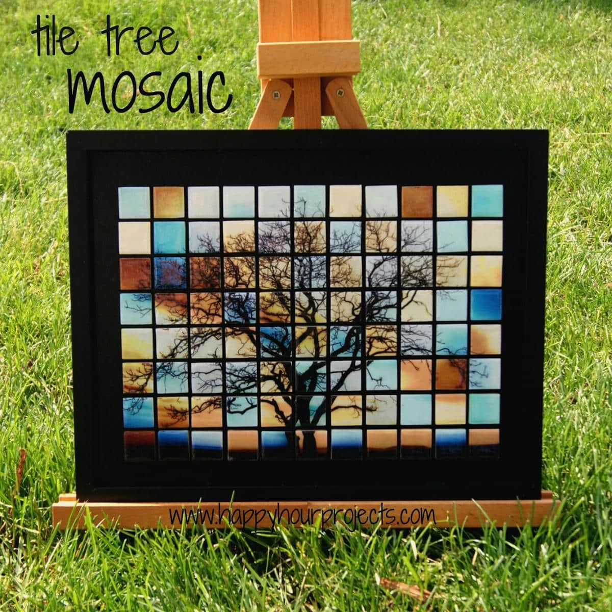 Glass Tile Tree Mosaic