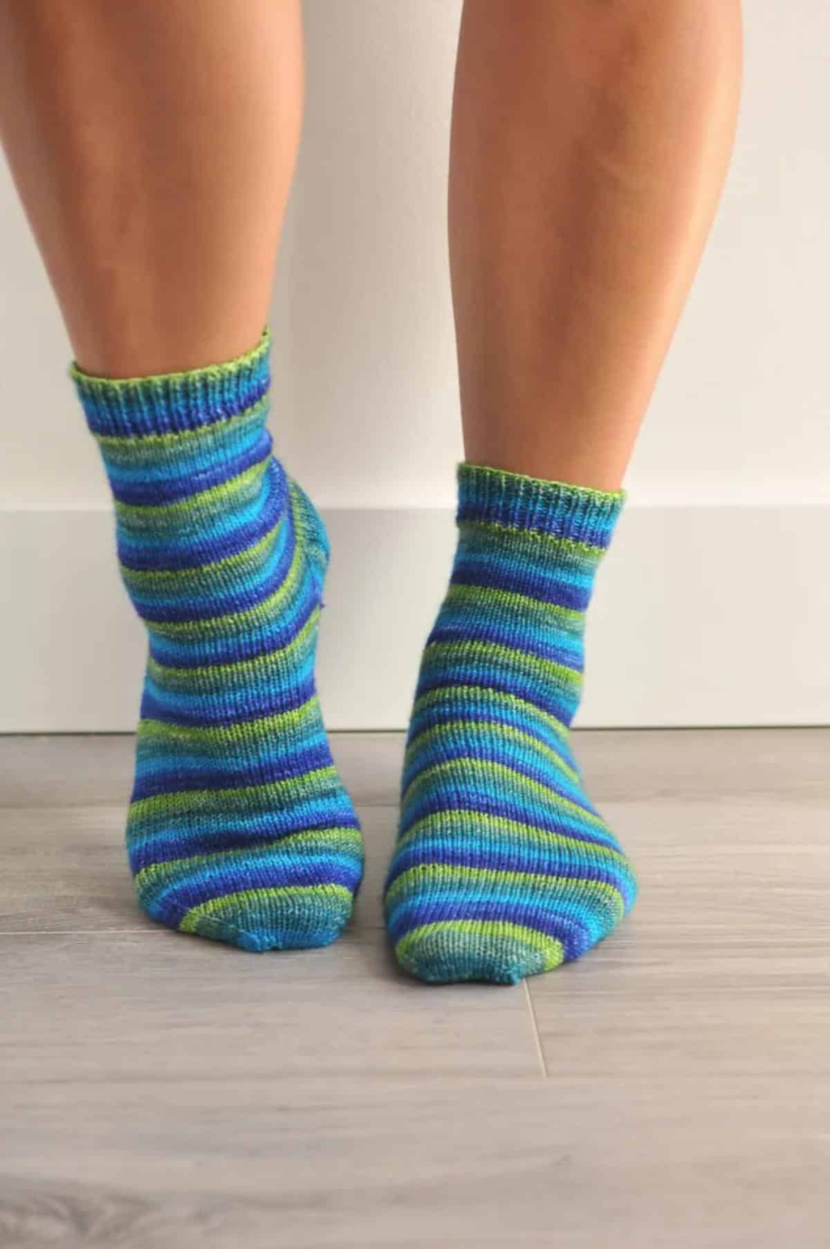 Ol’ Reliable Top Down Socks