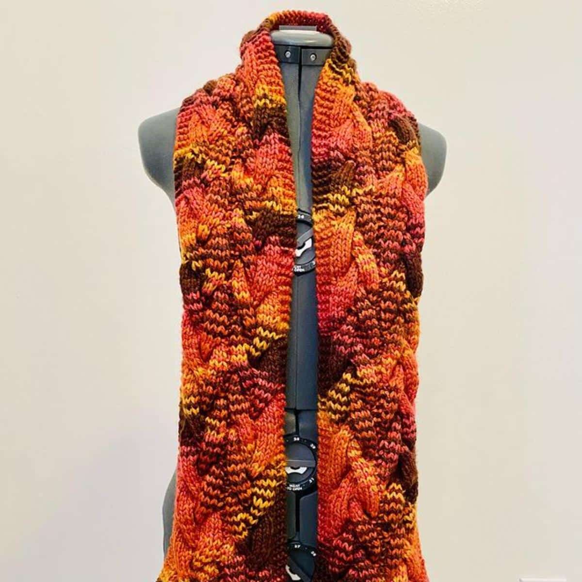 Braided Cable Scarf