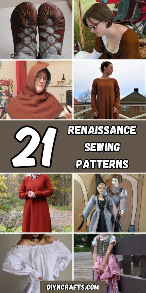 21 Renaissance Sewing Patterns - DIY & Crafts