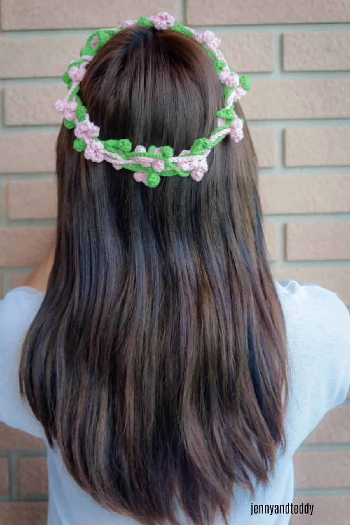 Delia Crochet Flower Crown