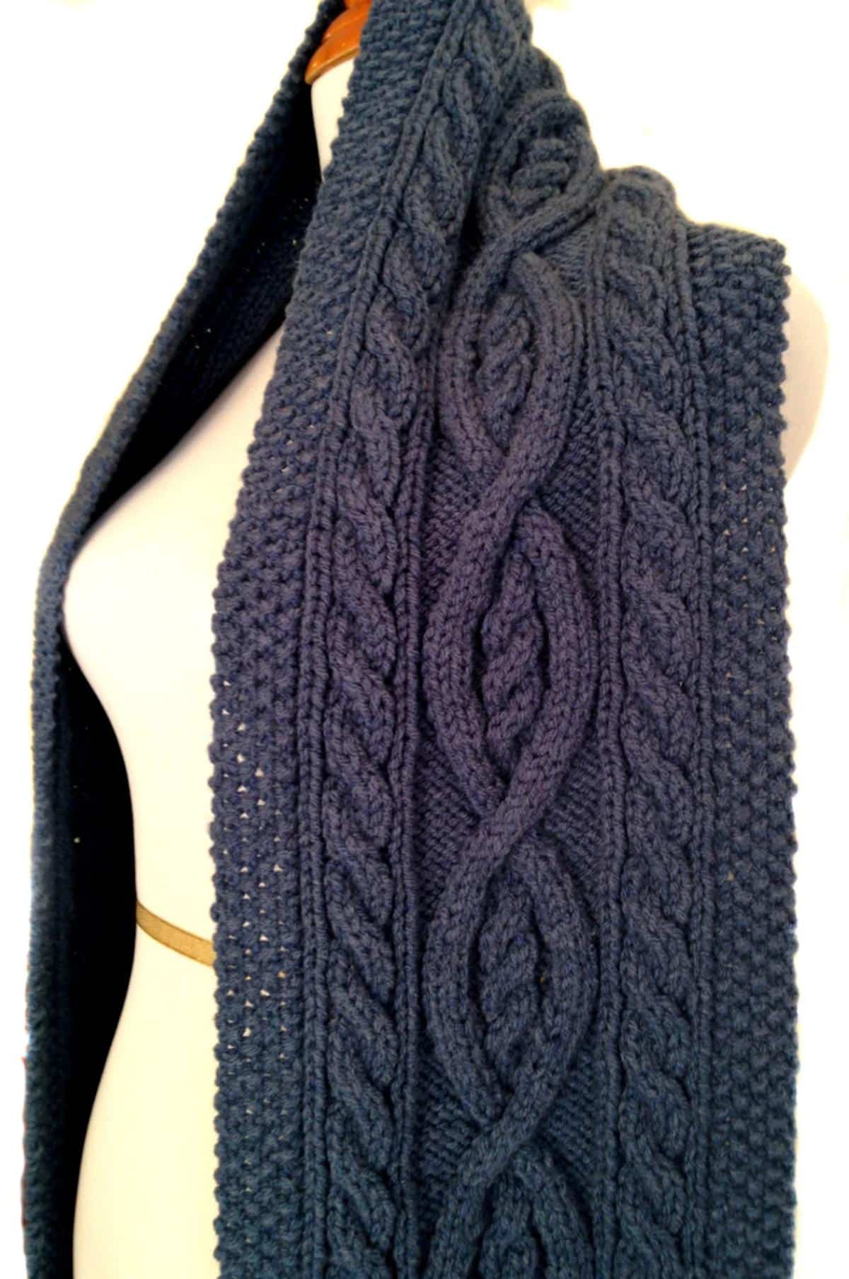 Traditional Irish Knit Scarf