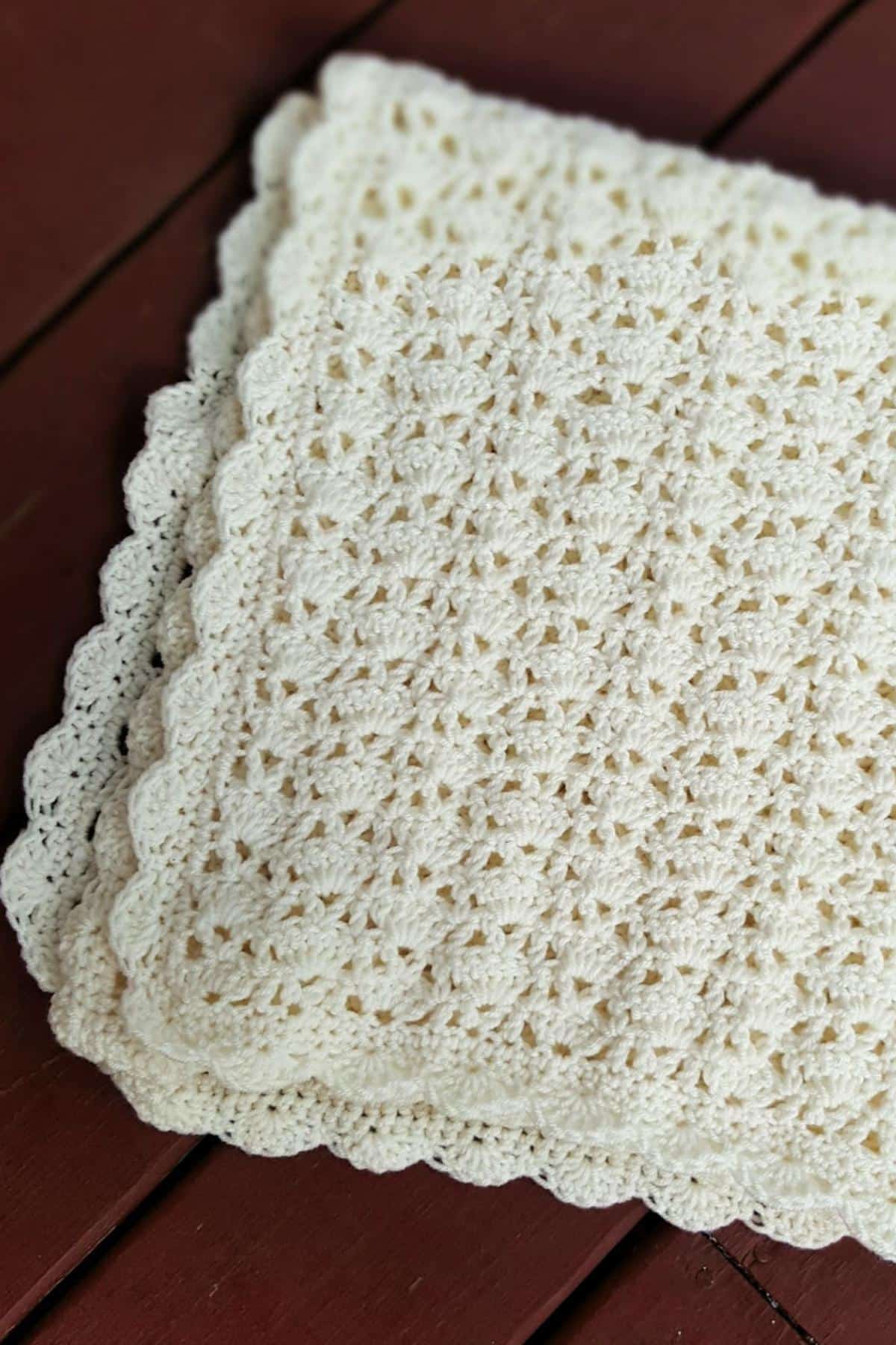 Vintage Crochet Baby Blanket