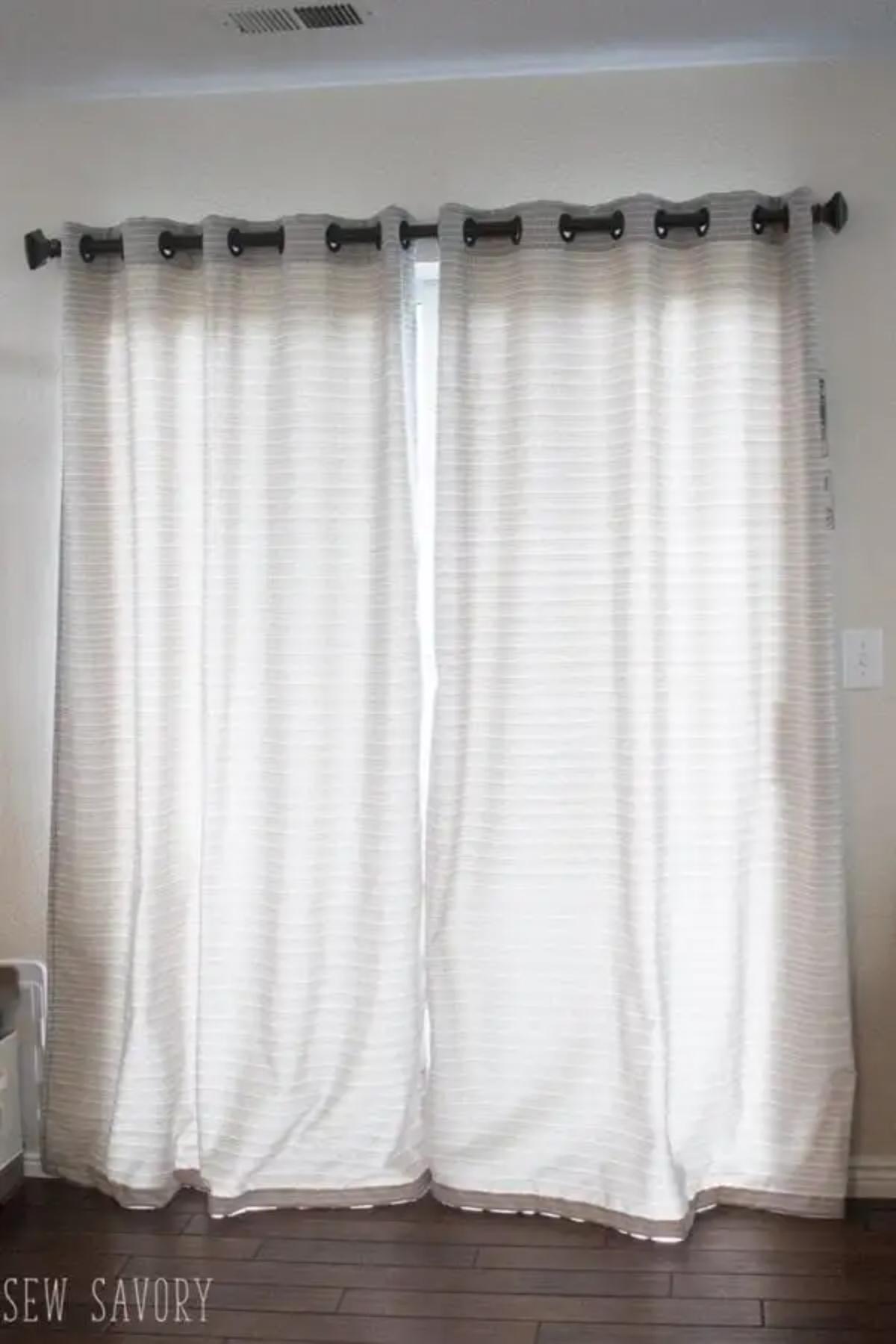 DIY Curtains With Grommets