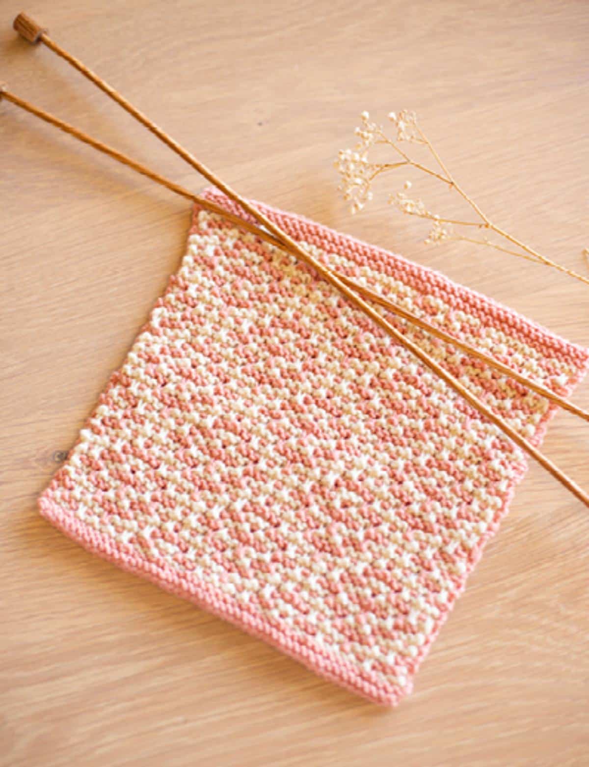 Easy Mosaic Knitting Pattern