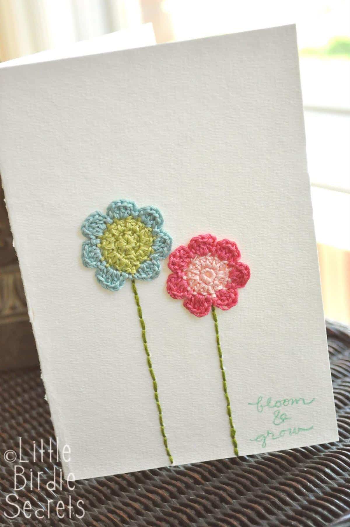 Seven-Petal Crochet Flowers