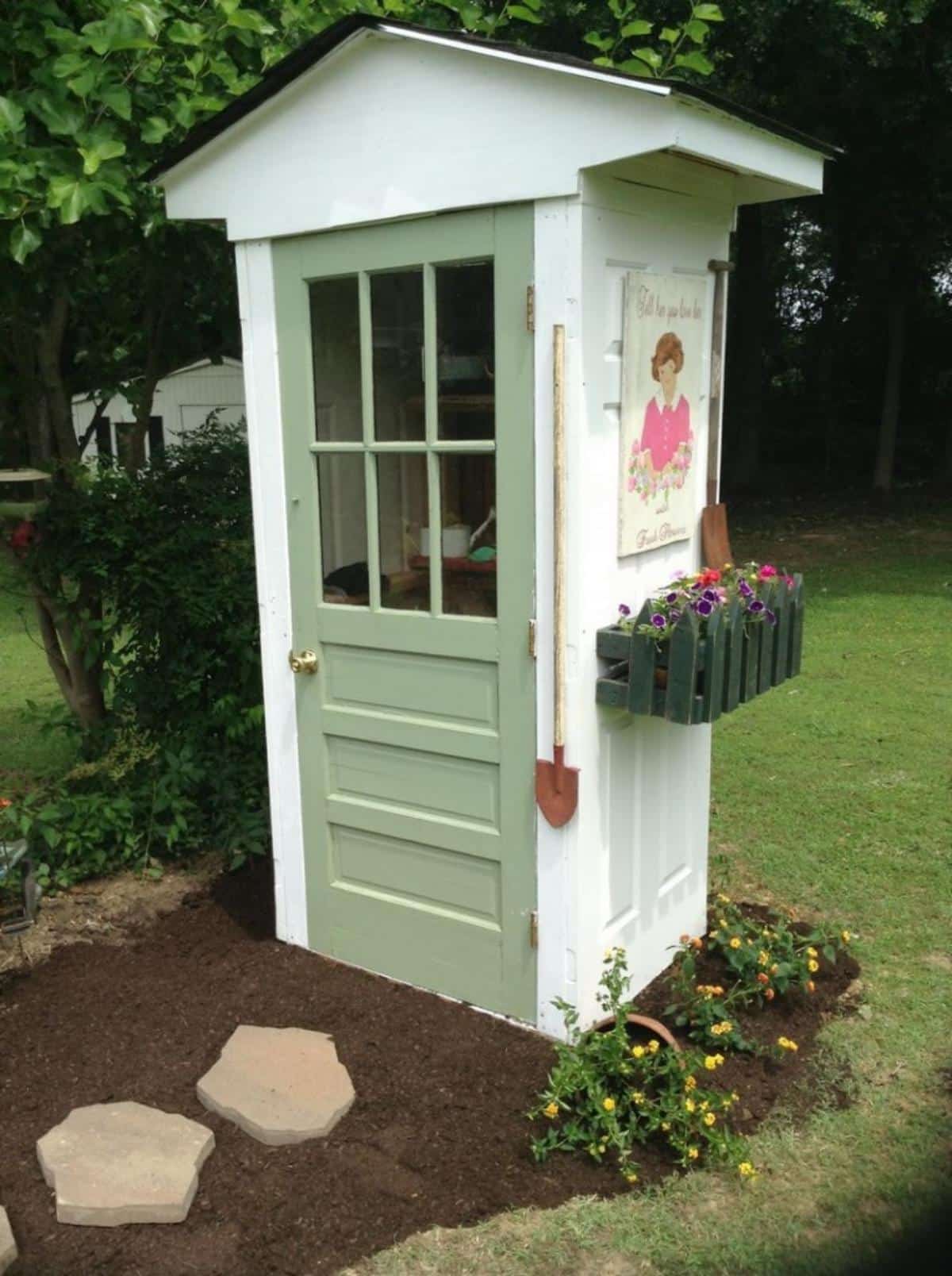 Awesome DIY Four-Door Shed