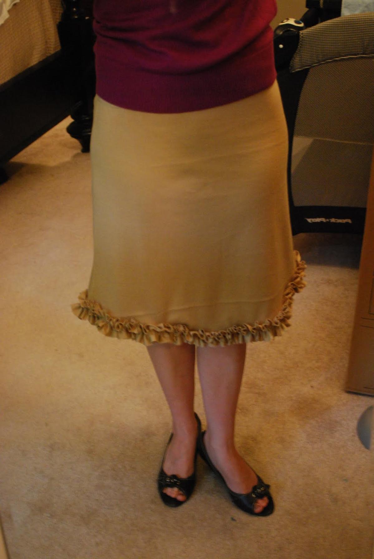 Ruffle Bottom Skirt