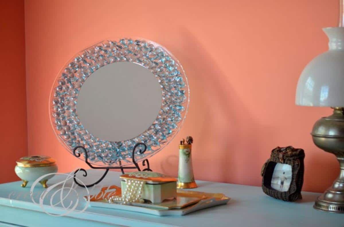 Simple DIY Dresser Mirror