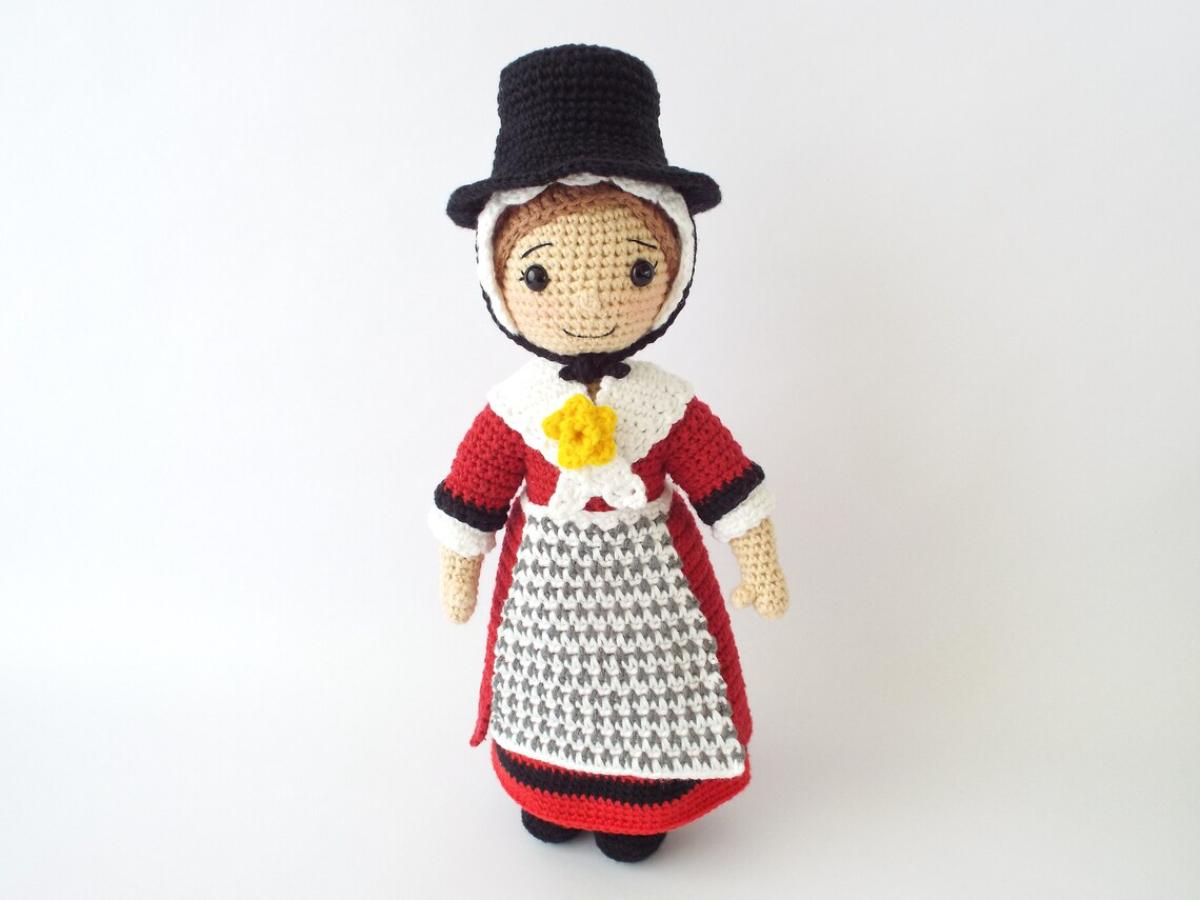 Gwen the Welsh Doll Crochet Amigurumi