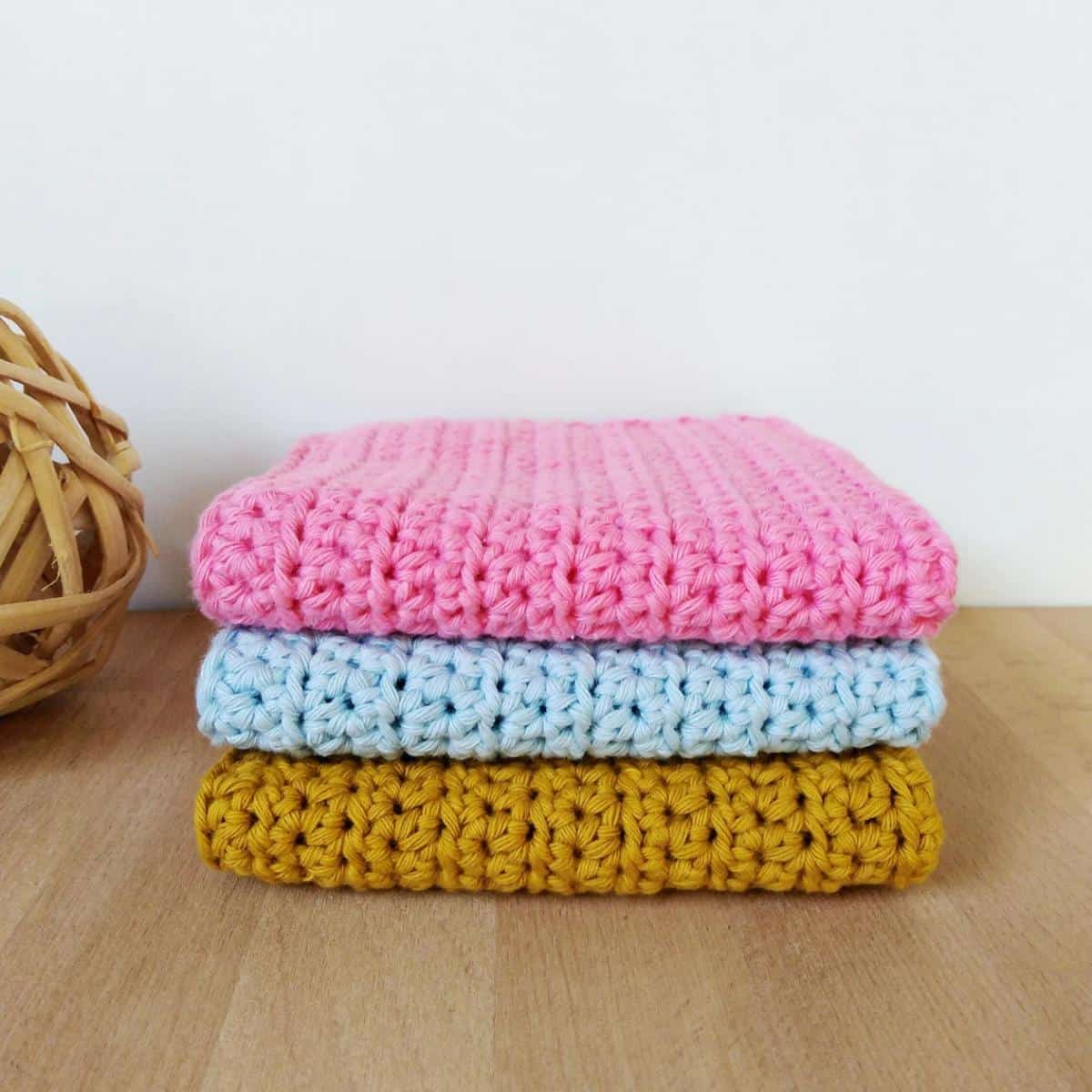 Modern Crochet Washcloths