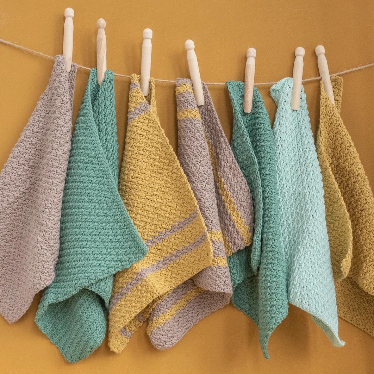 Yarn Crochet Dishcloths