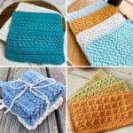 4 Crochet Dishcloths