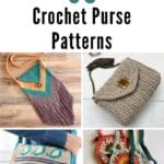 38 Crochet Purse Patterns pinterest image.