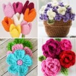 4 Free Crochet Flowers