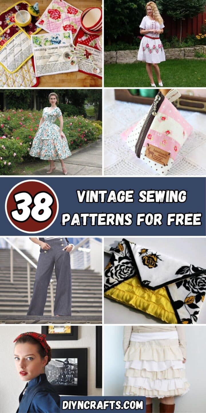 38 Vintage Sewing Patterns for Free - DIY & Crafts