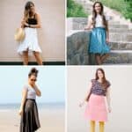 4 DIY skirts.