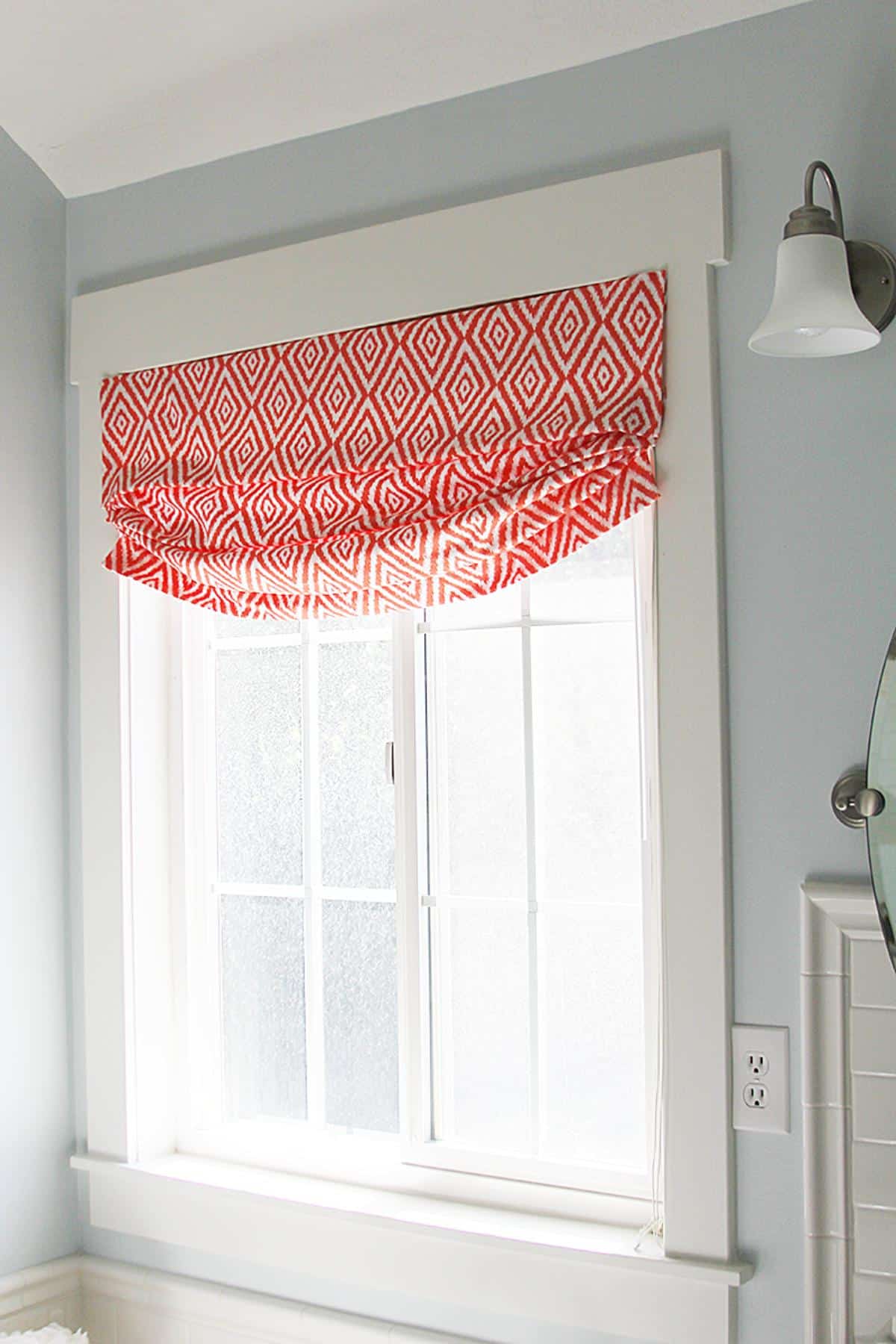 DIY Faux Relaxed Roman Shade